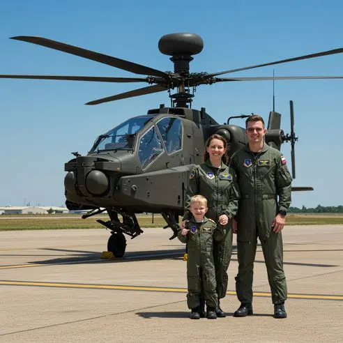 Helikoptereltern Helikoptereltern mit Kind.